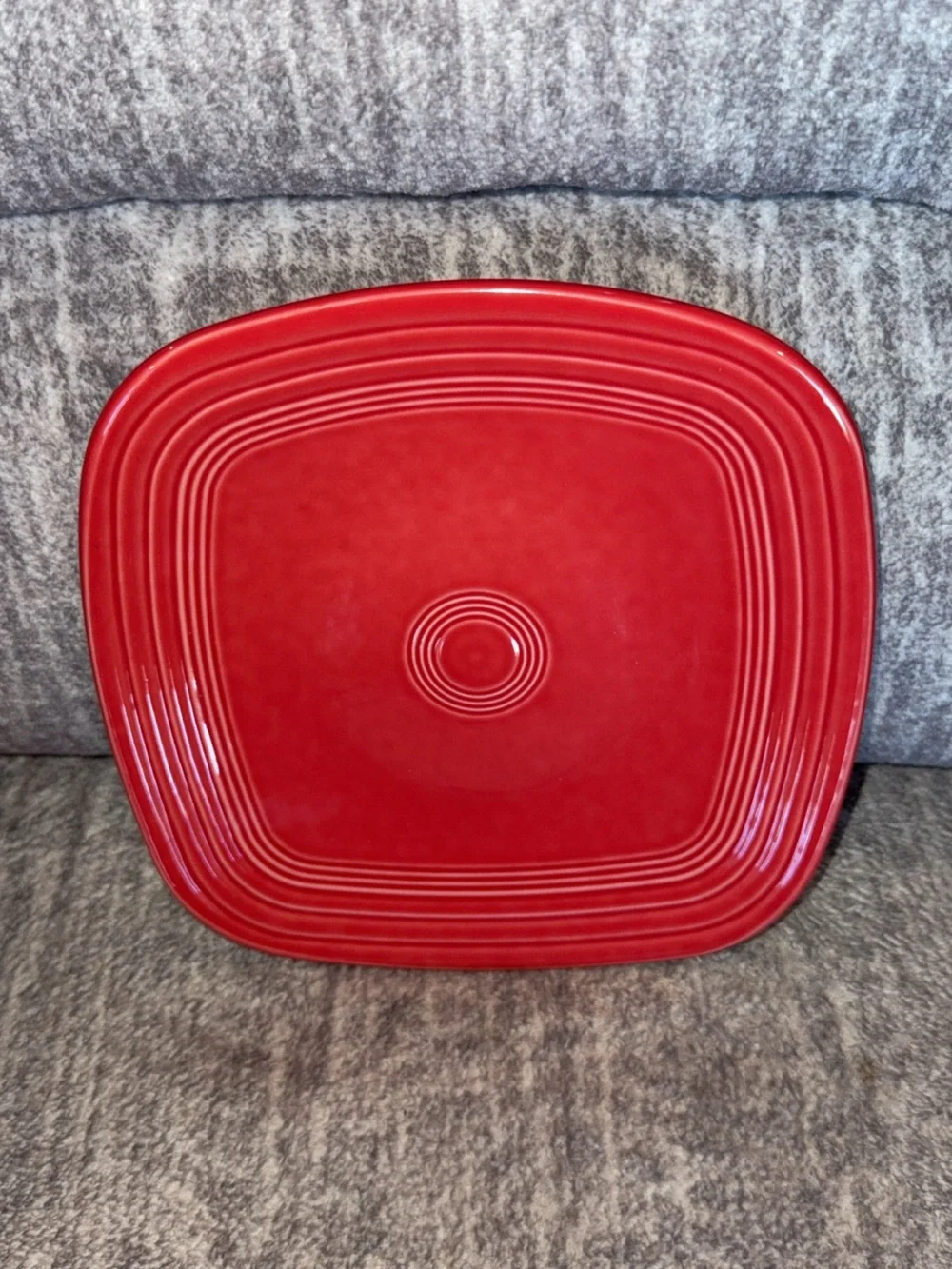 Fiesta square scarlet red salad plate 7.5 inch
